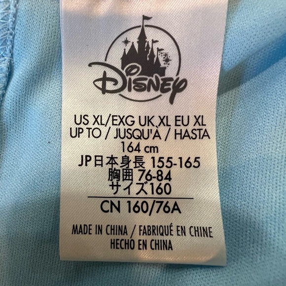 Disney Cinderella Gown Girls XL fit Women XS S Costume Dress Long Blue - Picture 10 of 16